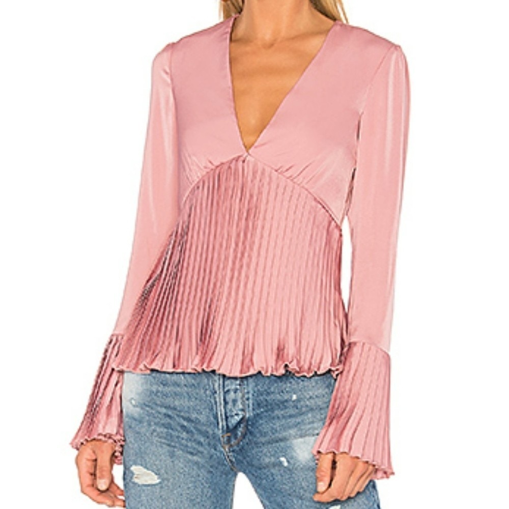 Lovers + Friends Fain Top in Orchid